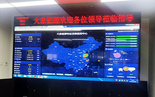 Data monitoring, large-screen visual display system solution