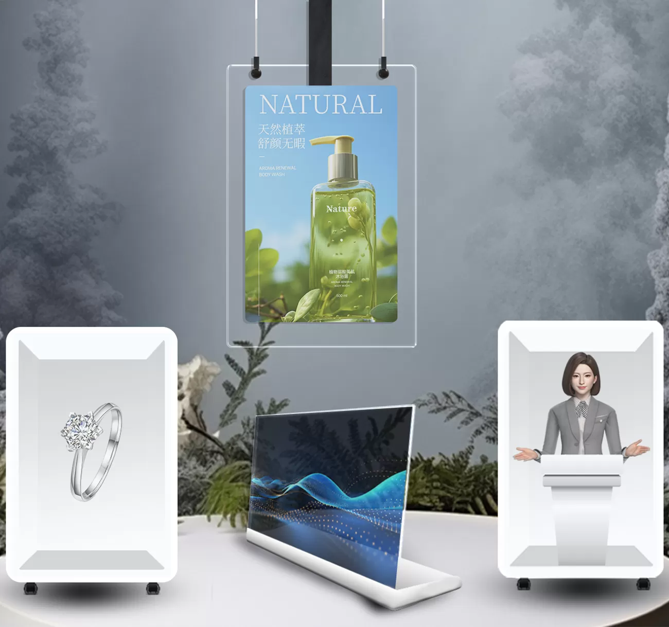 OLED Transparent Screen